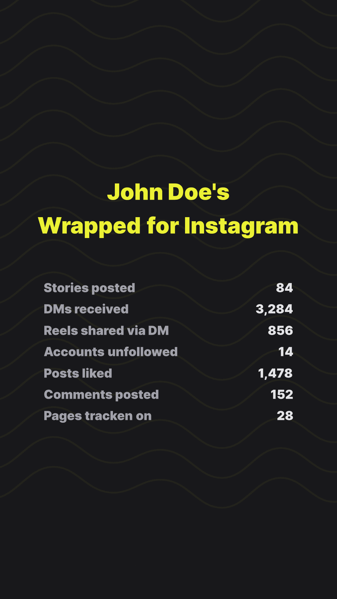 Wrapped for Instagram